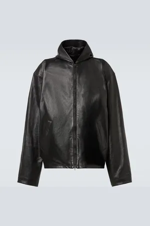Balenciaga Chaqueta con capucha de piel