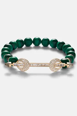 Ananya Pulsera Chakra de oro de 18 ct con diamantes y piedras