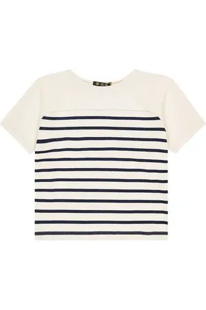 Loro Piana Camiseta de algodón a rayas