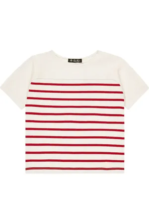 Loro Piana Camiseta de algodón a rayas