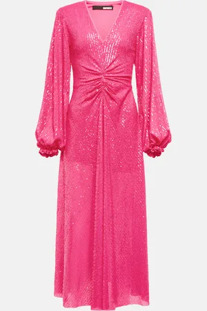 ROTATE Vestido midi con lentejuelas