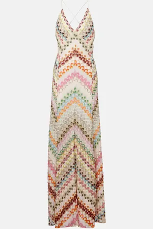 Missoni Vestido largo en zigzag
