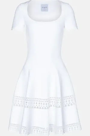 Alaïa Alaïa Vestido corto de jersey con Vienne