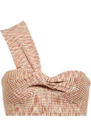 Simkhai Crop top Elyssa de punto acanalado
