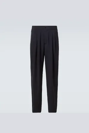 Giorgio Armani Pantalones tapered plisados
