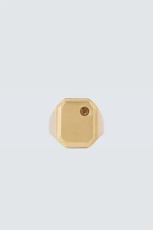 Maison Margiela Anillo Chevalier chapado en oro
