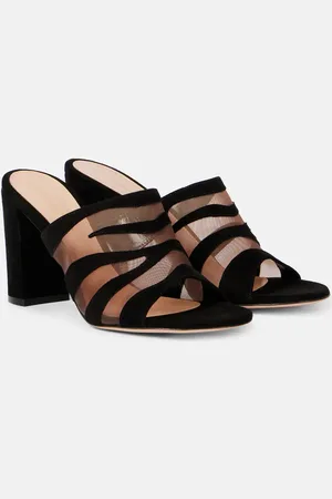 Gianvito Rossi Mules de ante y malla