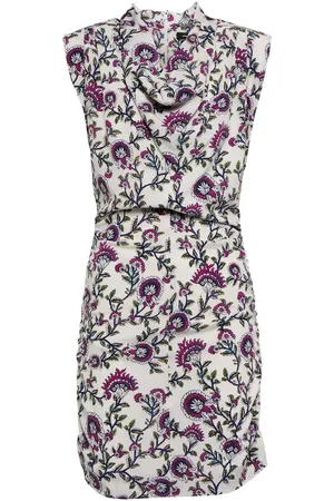 Isabel Marant Vestido corto Bemaya en mezcla de seda