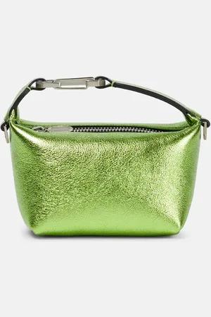 Eera Eéra Clutch Moonbag de piel metalizada