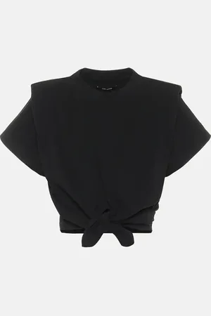 Isabel Marant Crop top Belita de punto fino
