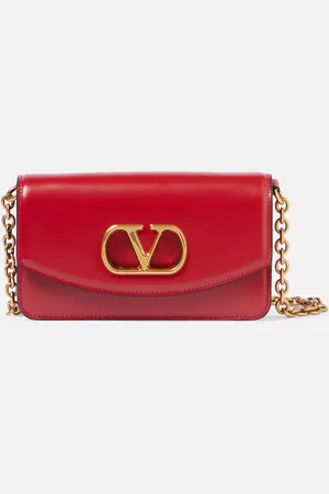VALENTINO GARAVANI Clutch Vain VLogo Small de piel