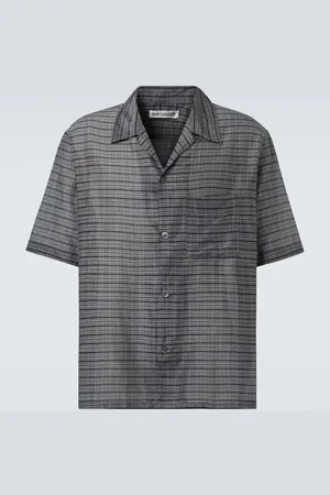 OUR LEGACY Camisa bowling Heusen de algodón y seda