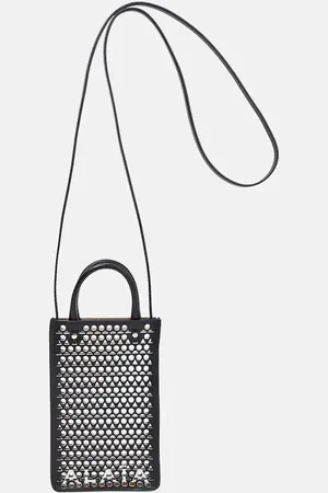 Alaïa Alaïa Bolso para móvil Garance de piel