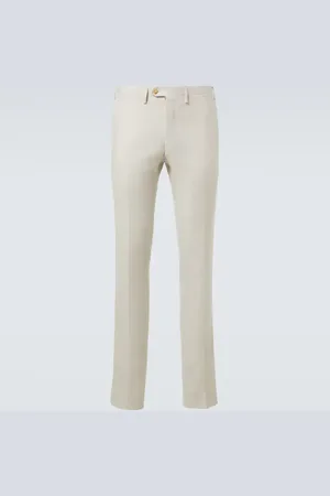 Kiton Traje cruzado de lino