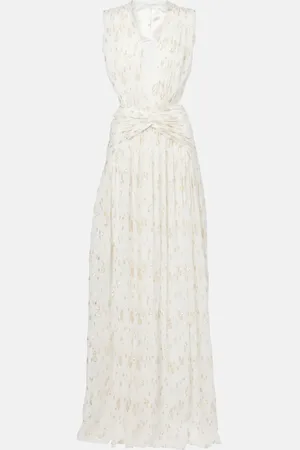 Costarellos Vestido de fiesta Luccia en jacquard de seda