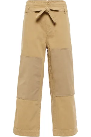 Etro Pantalones cargo anchos de tiro alto
