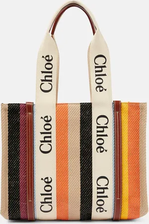 Chloé Chloé Tote Woody Medium de lona