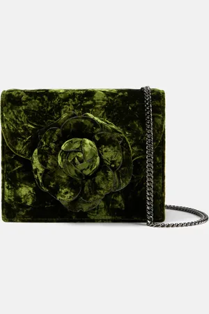 Oscar de la Renta Bolso cruzado Tro Mini de terciopelo