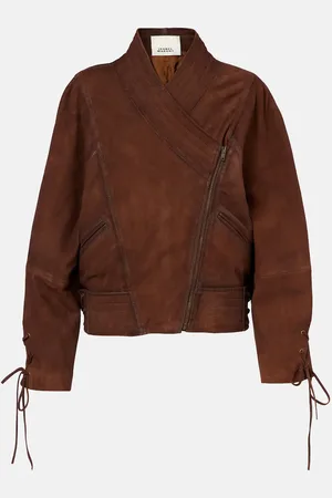 Isabel Marant Chaqueta asimétrica Edina de ante