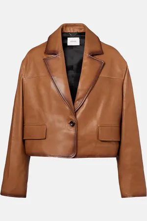 Dorothee Schumacher Chaqueta cropped de piel