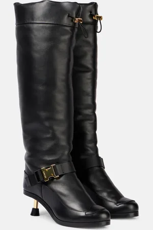 SACAI Botas altas de piel