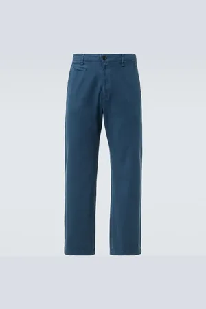 Auralee Pantalones chinos de gabardina