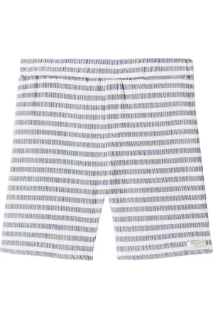 Donsje Shorts en mezcla de algodón a rayas