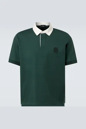 Dunhill Polo de algodón y cachemir con AD Cypher