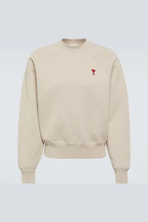 Ami Sudadera Ami de Coeur de jersey de algodón
