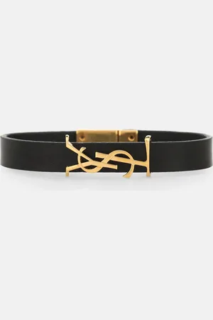 Saint Laurent Pulsera Opyum de piel