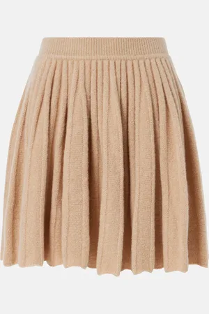 Loro Piana Minifalda Cocooning de cachemir y seda