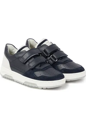Brunello Cucinelli Zapatillas de piel con ante