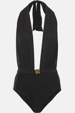 Balmain Bañador con escote halter