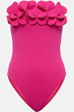 Karla Colletto Bañador bandeau Tess con volantes