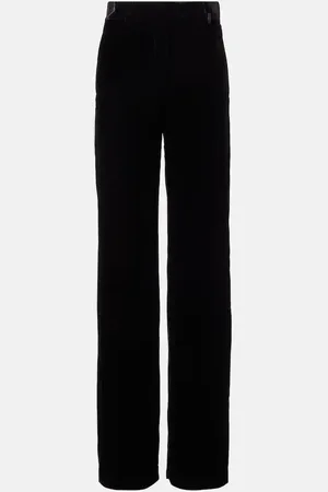 Loro Piana Pantalones anchos Goldie de terciopelo