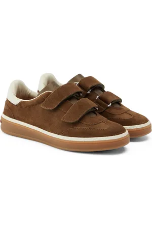 Loro Piana Zapatillas Walk de ante con piel