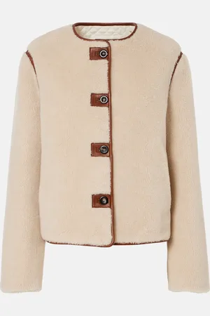 Loro Piana Chaqueta de teddy de cachemir y seda