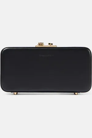 Gianvito Rossi Clutch Valì Small de piel