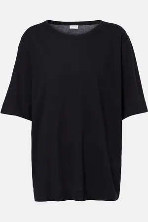 DRIES VAN NOTEN Camiseta en jersey de algodón oversized