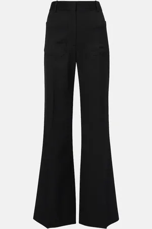 Victoria Beckham Pantalones anchos Alina de tiro alto