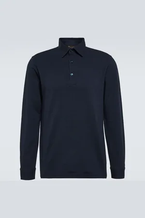Loro Piana Polo de piqué de algodón