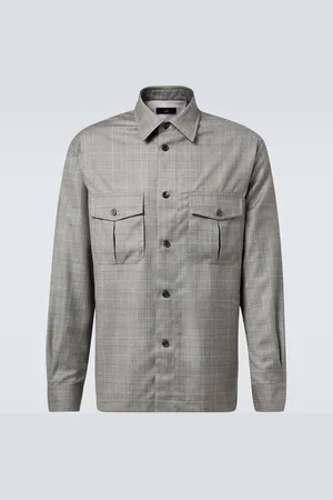 Dunhill Chaqueta de lana de cuadros