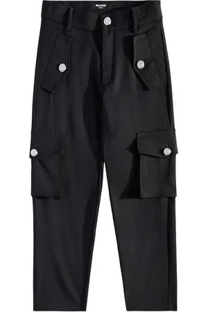 Balmain Pantalones cargo de lana