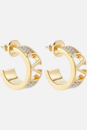 VALENTINO Pendientes de aro VLogo Signature