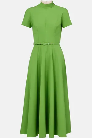 EMILIA WICKSTEAD Vestido midi Camilla con cinturón