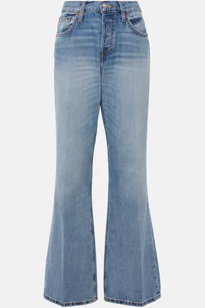 RE/DONE Jeans anchos Loose Boot de tiro medio