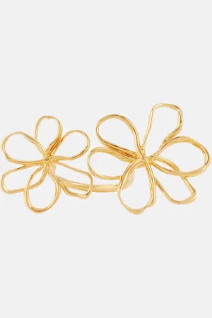 Oscar de la Renta Anillo Threaded Flower