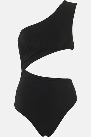 Balmain Bañador con aberturas asimétrico