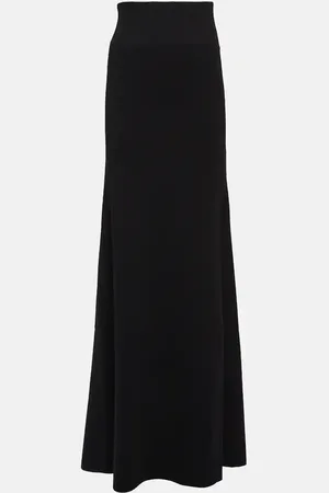 Victoria Beckham Falda larga de tiro alto