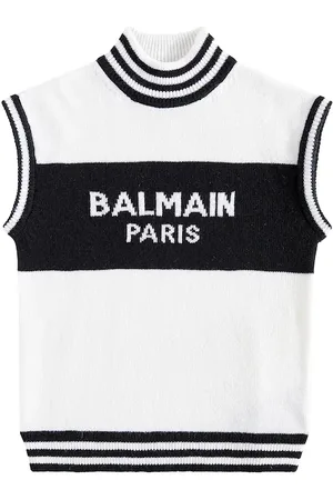Balmain Chaleco de mezcla de lana y cachemir
